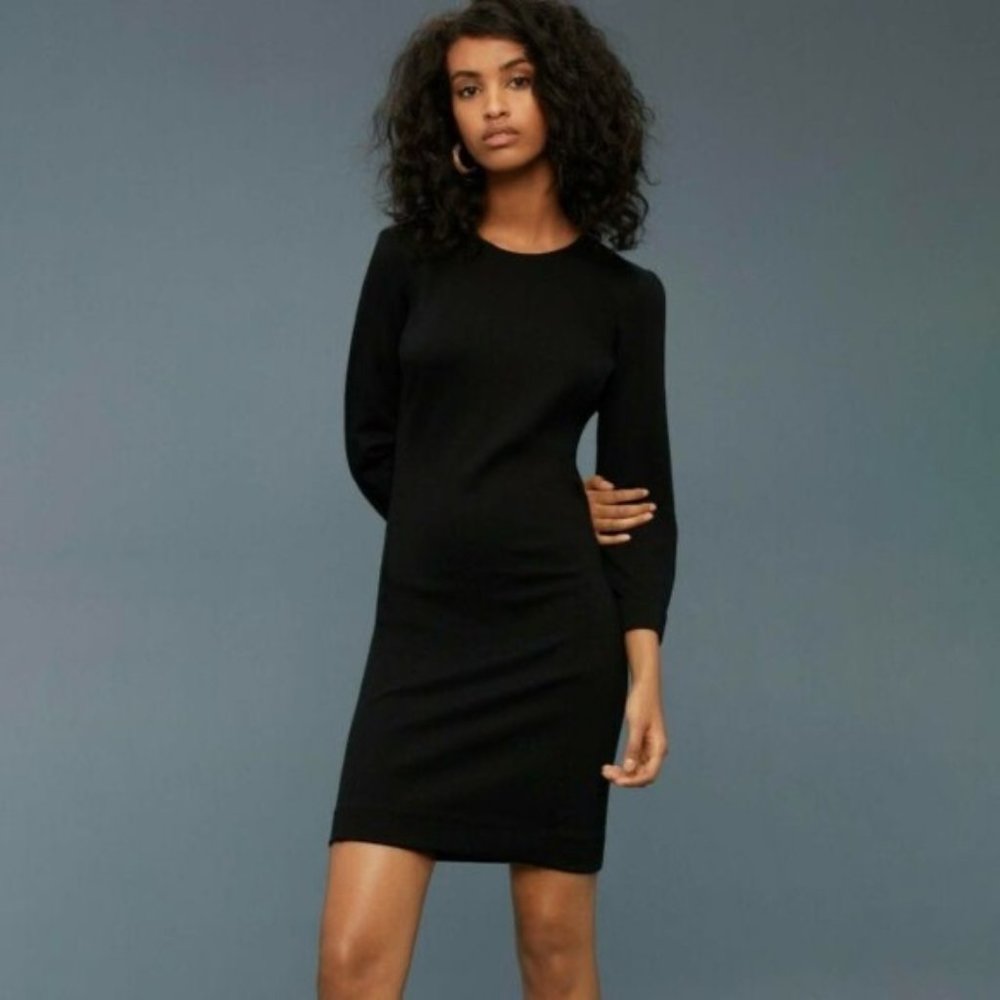 Aritzia Wilfred Black Scriva Cocktail Dress